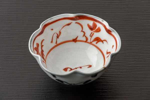 小鉢 手書き模様　径12.5cm