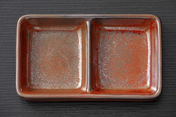 田代倫章の黒焼き〆平皿