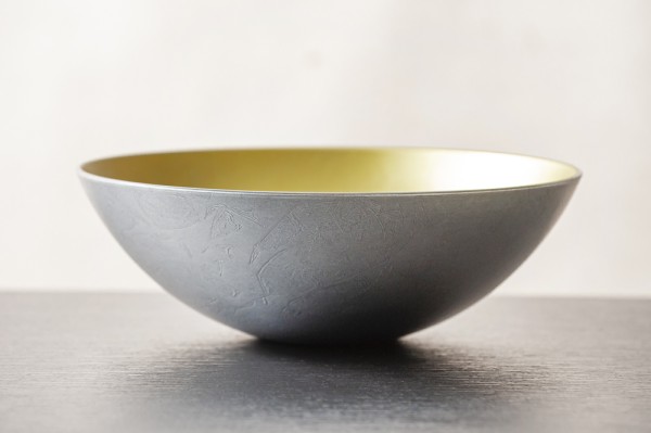 田代倫章の黒焼き〆平皿