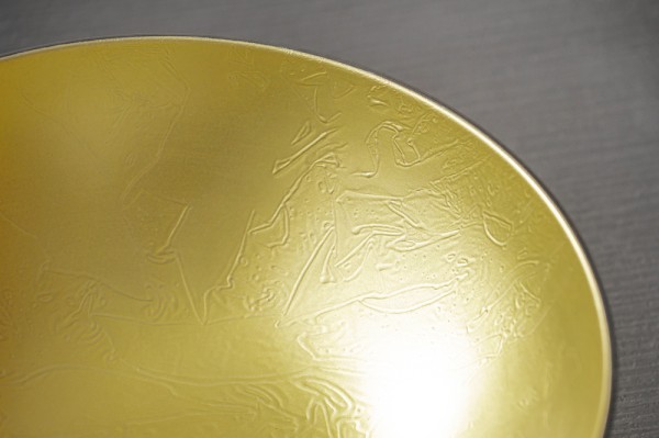 田代倫章の黒焼き〆平皿