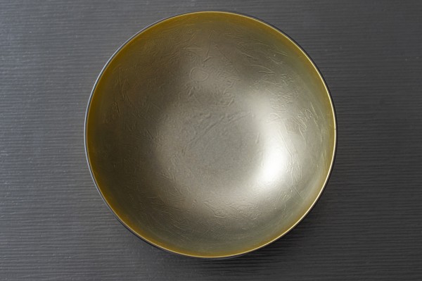 田代倫章の黒焼き〆平皿