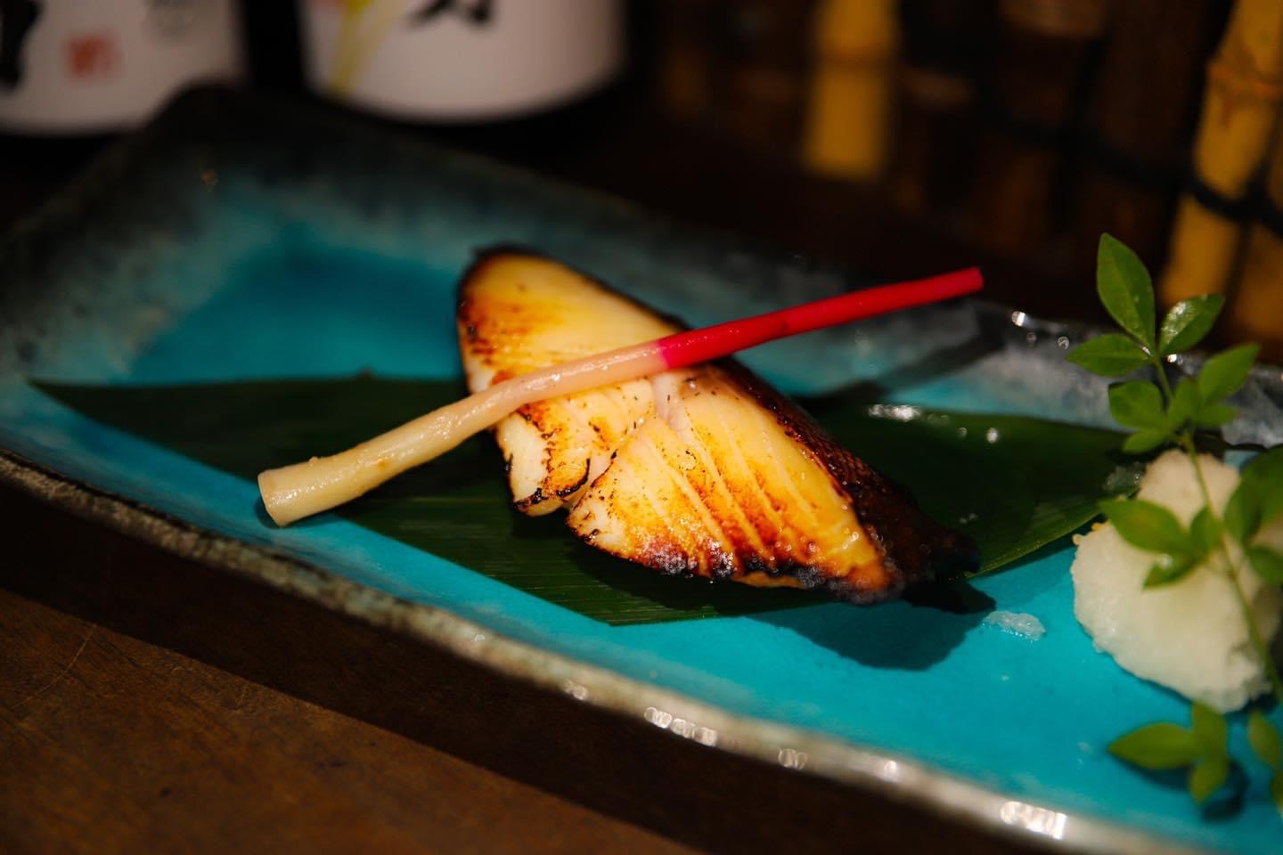 銀鱈の西京焼きです?