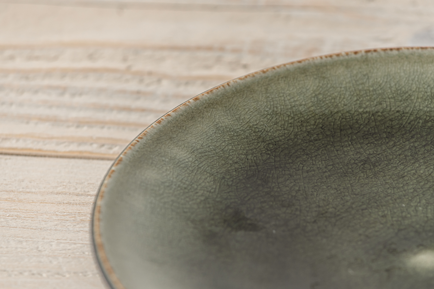 サラツギ｜Jars(ジャス) 平皿 モスグリーン 20cm 2枚セット